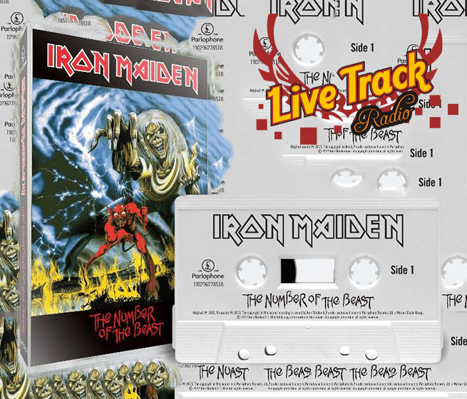 Iron Maiden - 'The Number of the Beast' en cassette para celebrar su 40 aniversario - LiveTrack RADIO La Casa del Rock And Roll streaming de rock en vivo